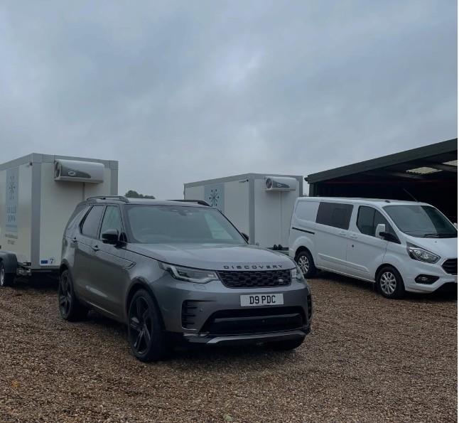 Chilled Down delivery vehicles and refrigerated trailers