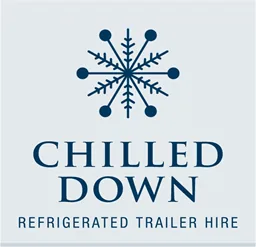 Chilled Down refrigerated trailer hire branding with snowflake logo, Norfolk