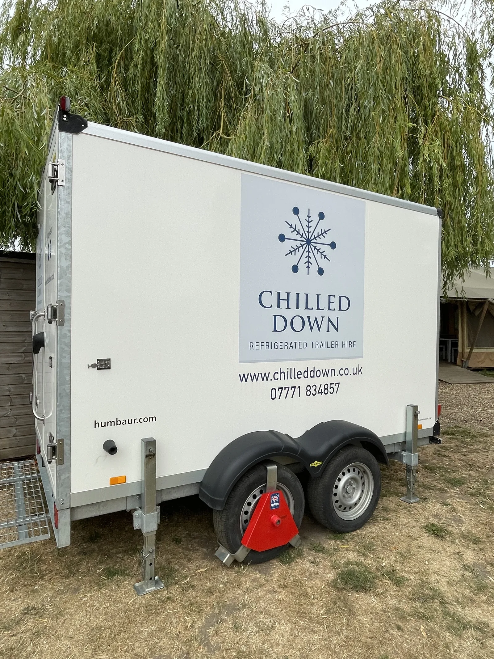Chilled Down refrigerated trailer hire Old Buckenham Norfolk for wedding